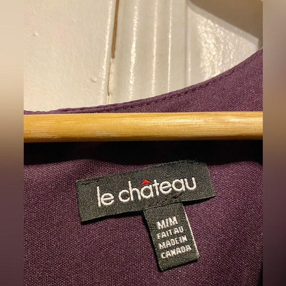 Le Chateau purple dress - Picture 3 of 4
